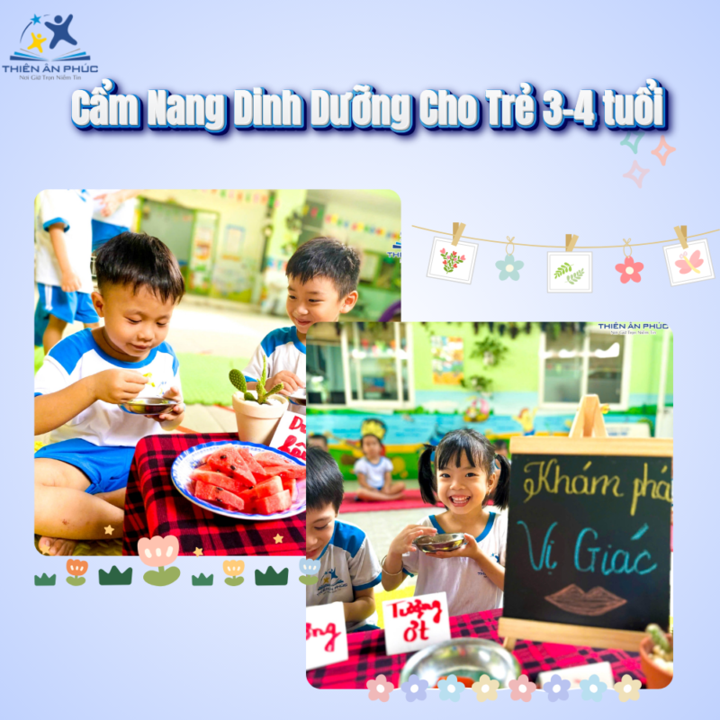 Cẩm Nang Dinh Dưỡng Cho Trẻ 3-4 tuổi