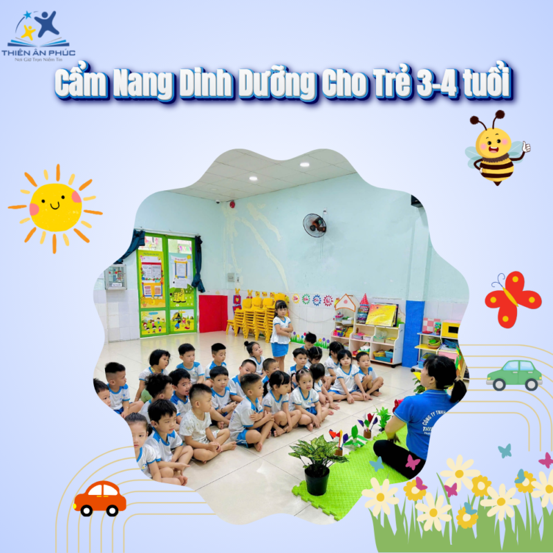 Cẩm Nang Dinh Dưỡng Cho Trẻ 3-4 tuổi