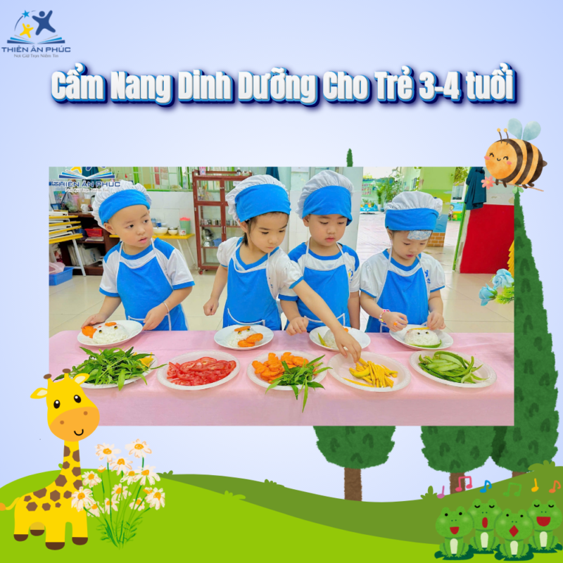 Cẩm Nang Dinh Dưỡng Cho Trẻ 3-4 tuổi