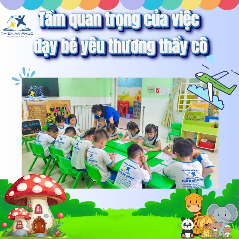 Giáo dục bé yêu thương thầy cô – Xây dựng lòng biết ơn từ những bước đầu đời