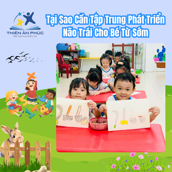 Tại sao cần tập trung phát triển não trái cho bé từ sớm