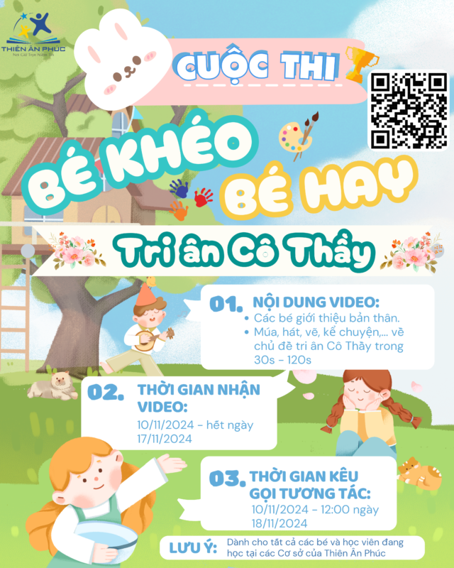 Cuộc thi sáng tạo video "Bé khéo bé hay - Tri ân cô thầy" nhân ngày 20/11